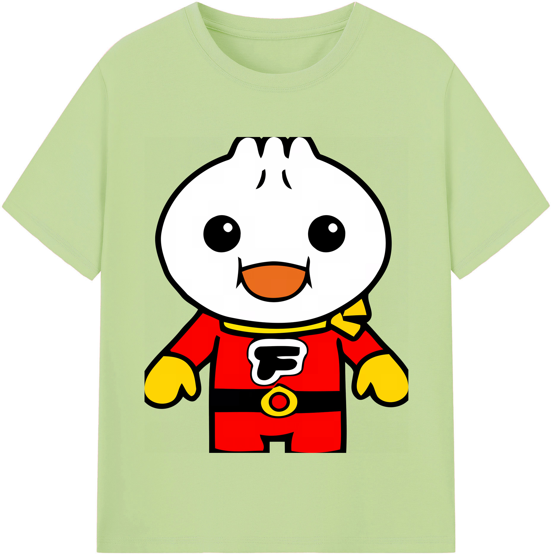 （画像用） アンパンマン Anpanman 綿100％半袖Tシャツ（フロントプリント）